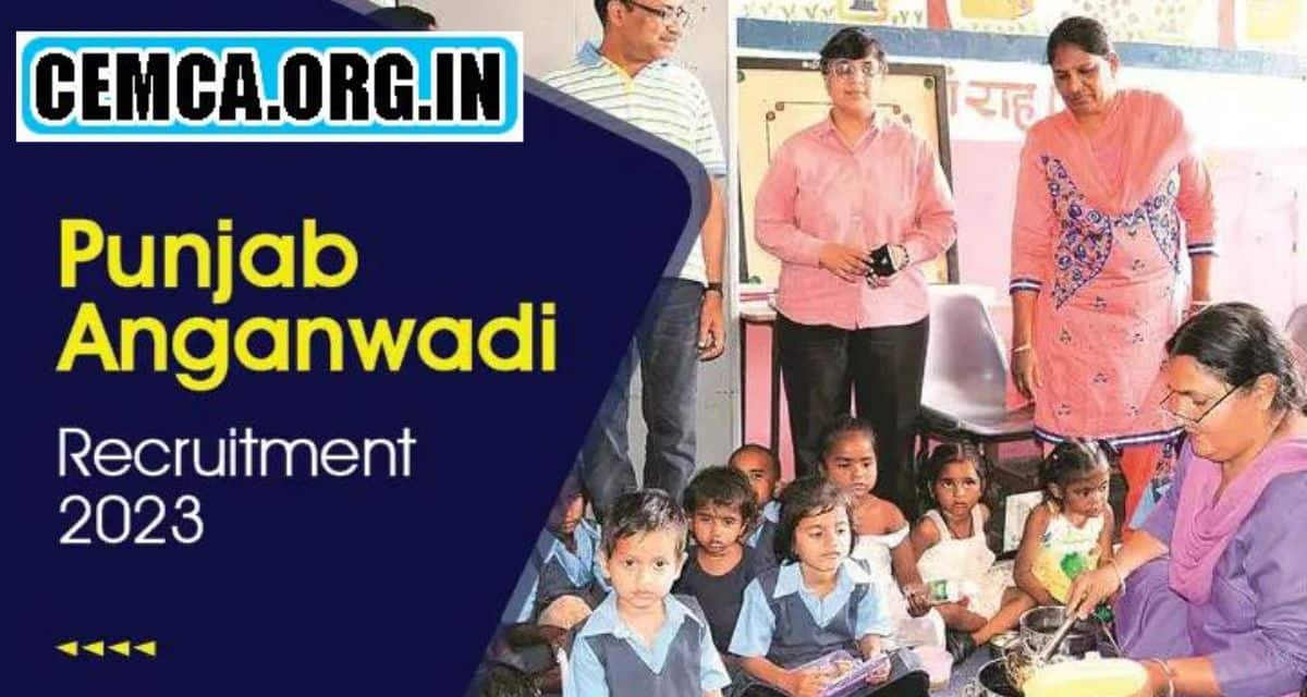 Punjab Anganwadi Recruitment 2024 WCD Anganwadi Bharti Online sswcd