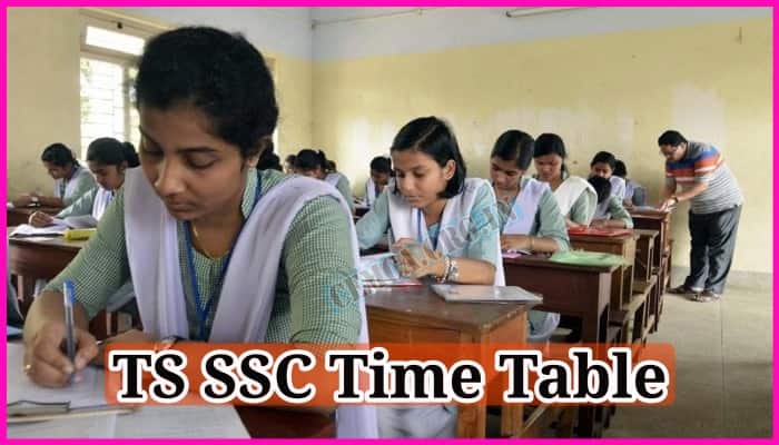 TS SSC Time Table 2024
