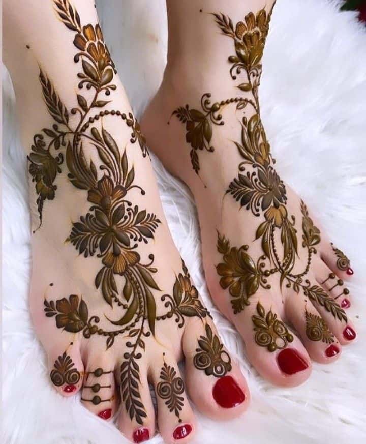 Arabic Mehndi Designs for Feet 1038994576508293833