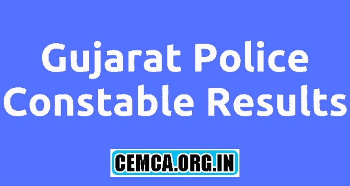 Gujarat Police Exam Result 2024