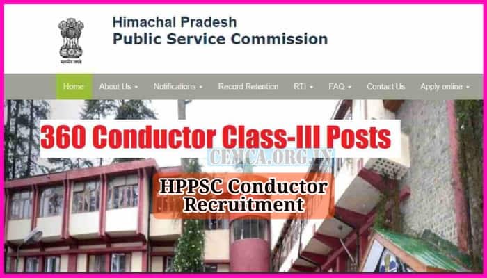 HPPSC Conductor Recruitment 2024