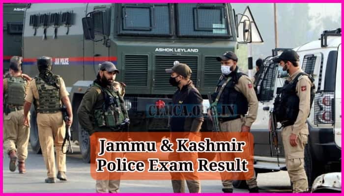 Jammu & Kashmir Police Exam Result 2023