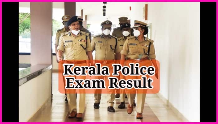 Kerala Police Exam Result 2023