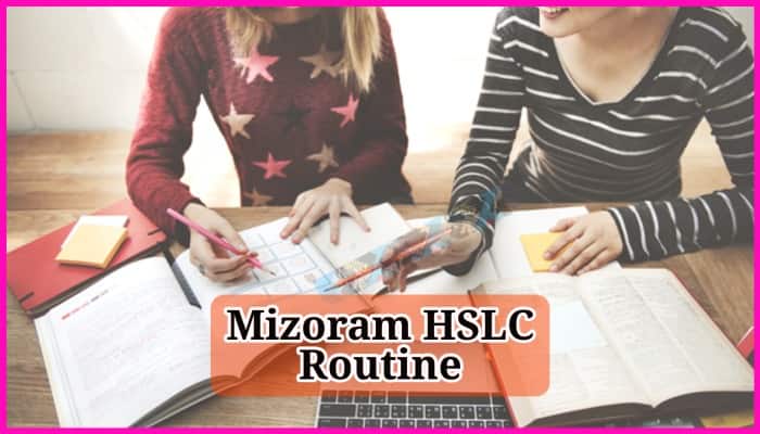 Mizoram HSLC Routine 2024