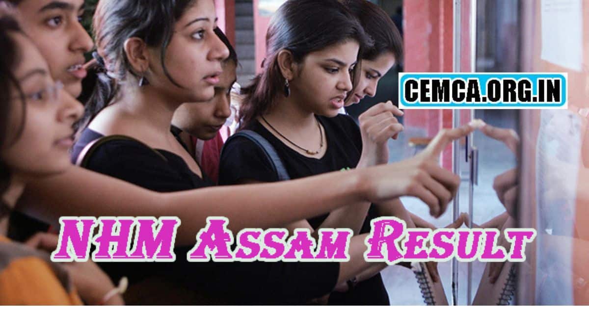 NHM Assam Exam Result 2024