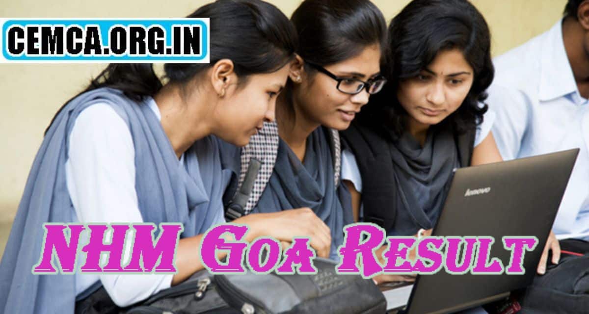NHM Goa Result 2024