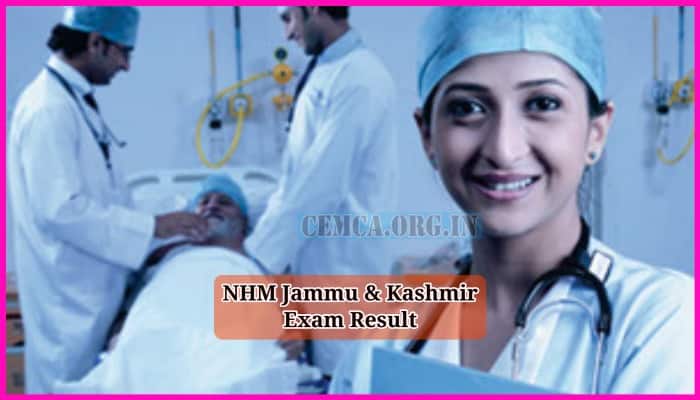 NHM Jammu & Kashmir Exam Result 2023