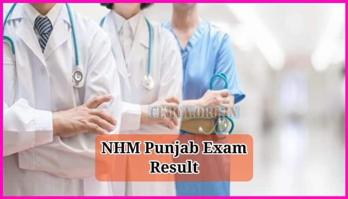 NHM Punjab Exam Result 2023