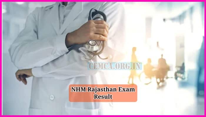 NHM Rajasthan Exam Result 2023