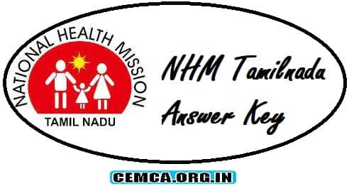 NHM Tamil Nadu Answer Key
