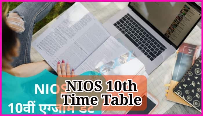 NIOS 10th Time Table 2024