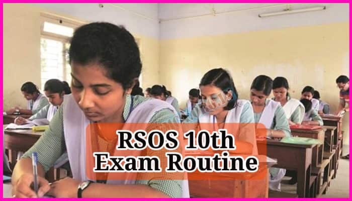 RSOS 10th Exam Routine 2024
