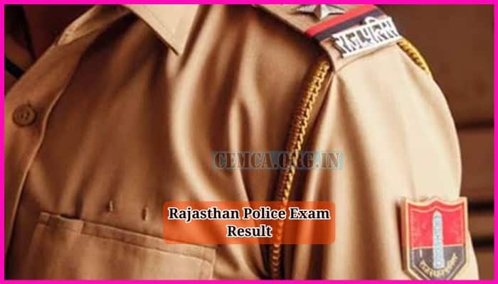 Rajasthan Police Exam Result 2023