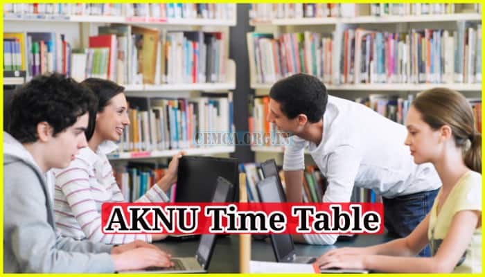 AKNU Time Table