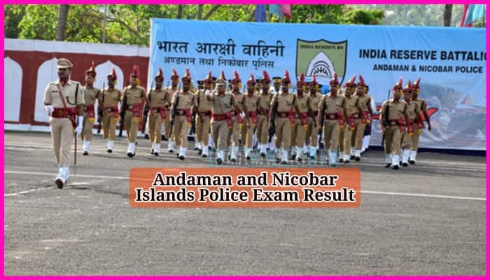 Andaman and Nicobar Islands Police Exam Result