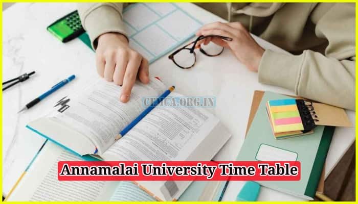 Annamalai University Time Table