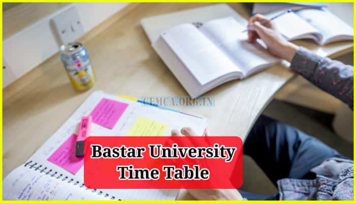 Bastar University Time Table