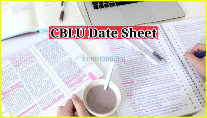 CBLU Date Sheet