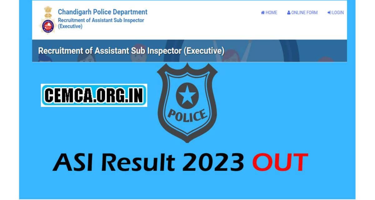 Chandigarh Police Exam Result 2023
