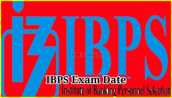 IBPS Exam Date