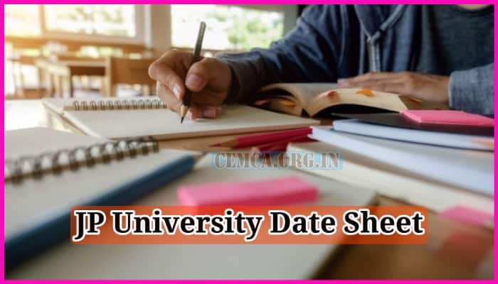 JP University Date Sheet 2024