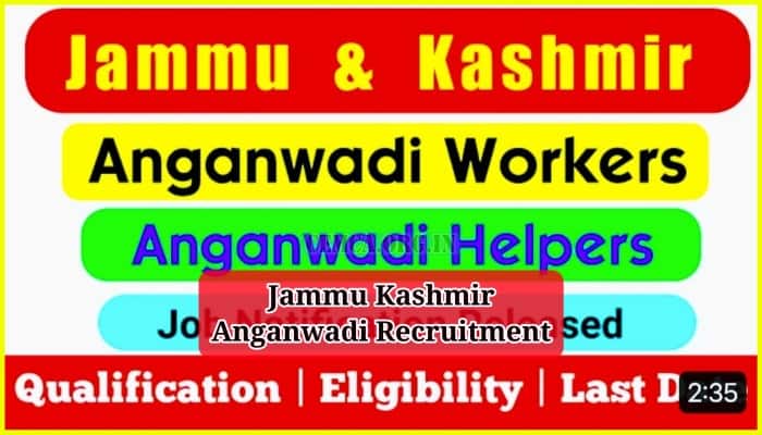 Jammu Kashmir Anganwadi Recruitment