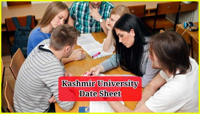 Kashmir University Date Sheet