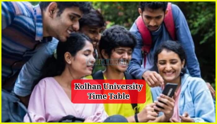 Kolhan University Time Table