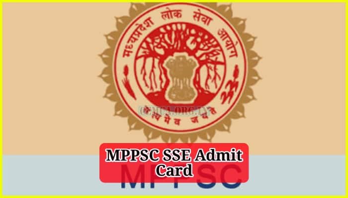 MPPSC SSE Admit Card