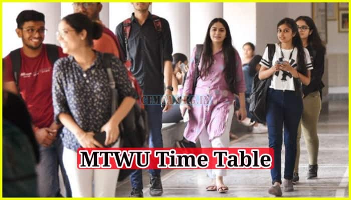 MTWU Time Table