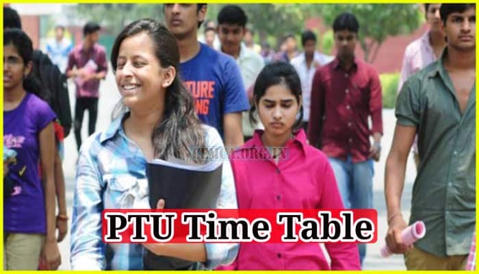 PTU Time Table