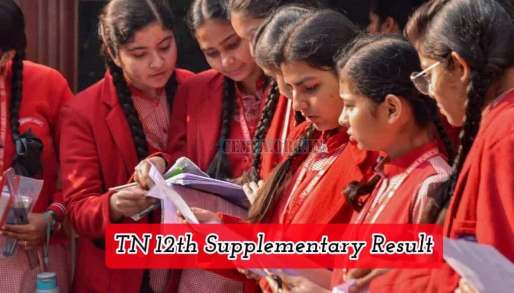 TN 12th Supplementary Result 2025 dge.tn.gov.in Direct Link, Arrear Result