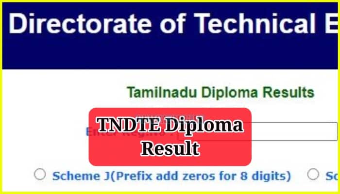 TNDTE Diploma Result