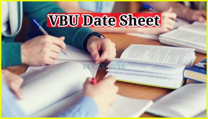 VBU Date Sheet