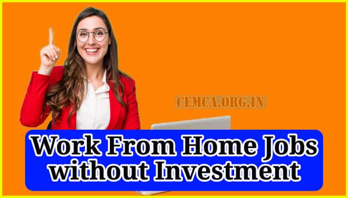 Work From Home Jobs without Investment