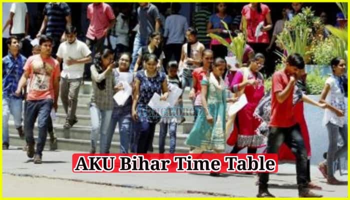 AKU Bihar Time Table