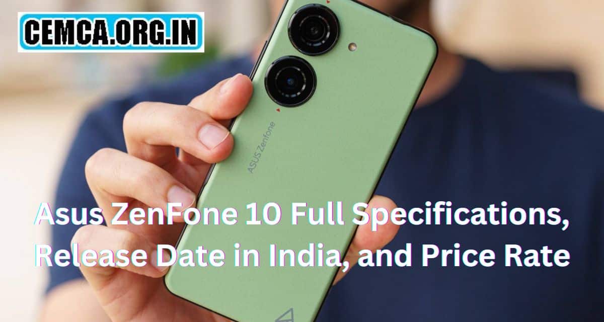 Asus ZenFone 10 Full Specifications