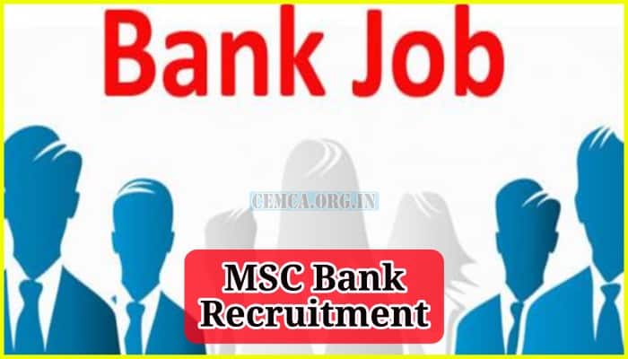 MSC Bank Recruitment