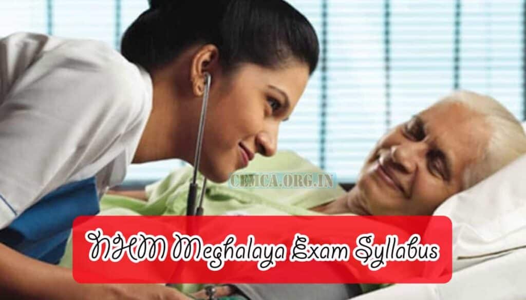NHM Meghalaya Exam Syllabus