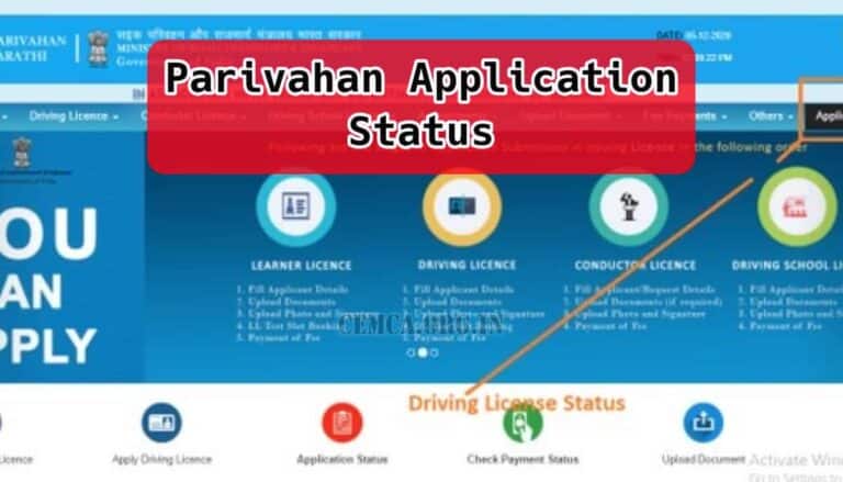 Parivahan Application Status 2024 – Direct Link Driving License @vahan ...