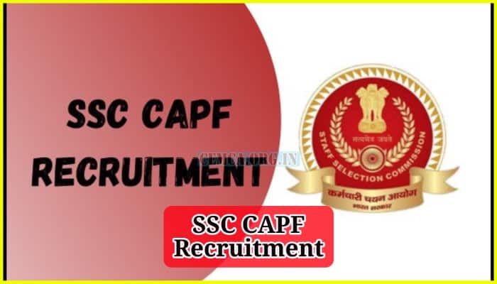 SSC CAPF Recruitment