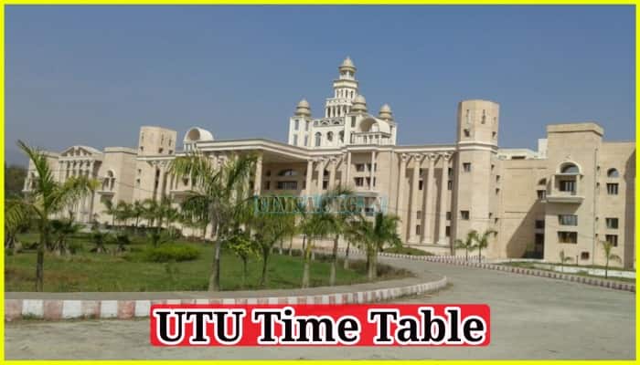 UTU Time Table
