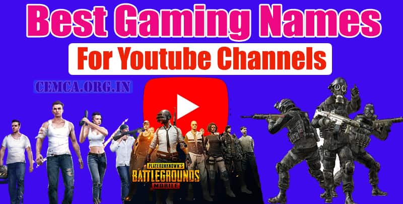 Best Gaming Names for YouTube Channels 2023