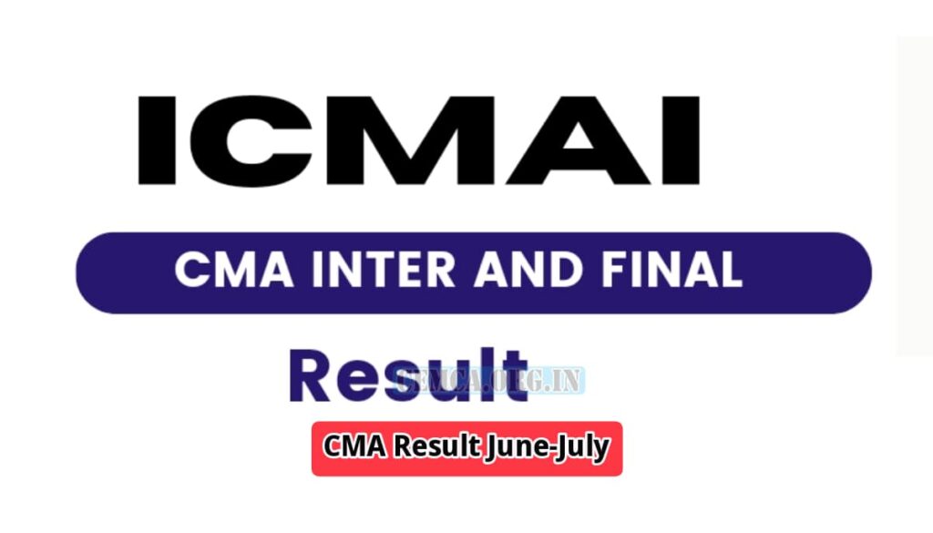CMA Result JuneJuly 2024, Inter, Final, Foundation Pass Percentage Link