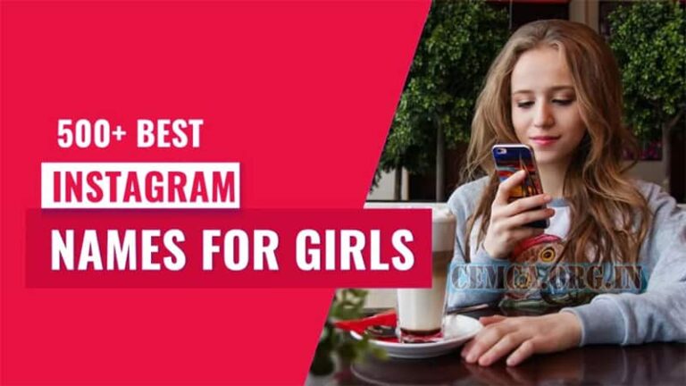 500+ Instagram Names For Girls 2024, Cute, Funny & Thoughtful Insta ...