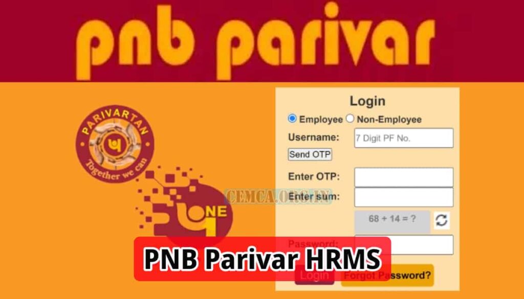 PNB Parivar HRMS