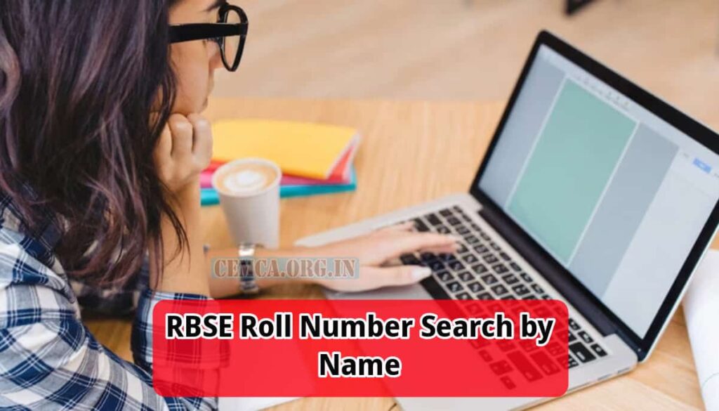 RBSE Roll Number Search by Name