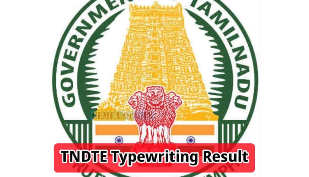 TNDTE Typewriting Result