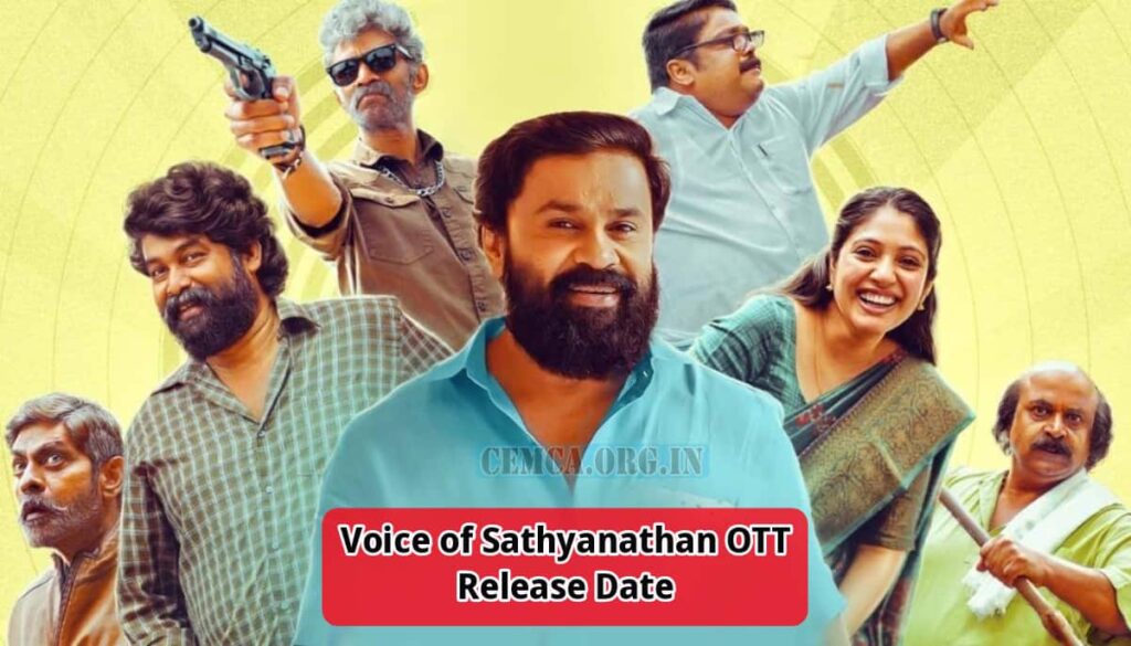 Voice of Sathyanathan OTT Release Date, OTT Right, OTT Platform News