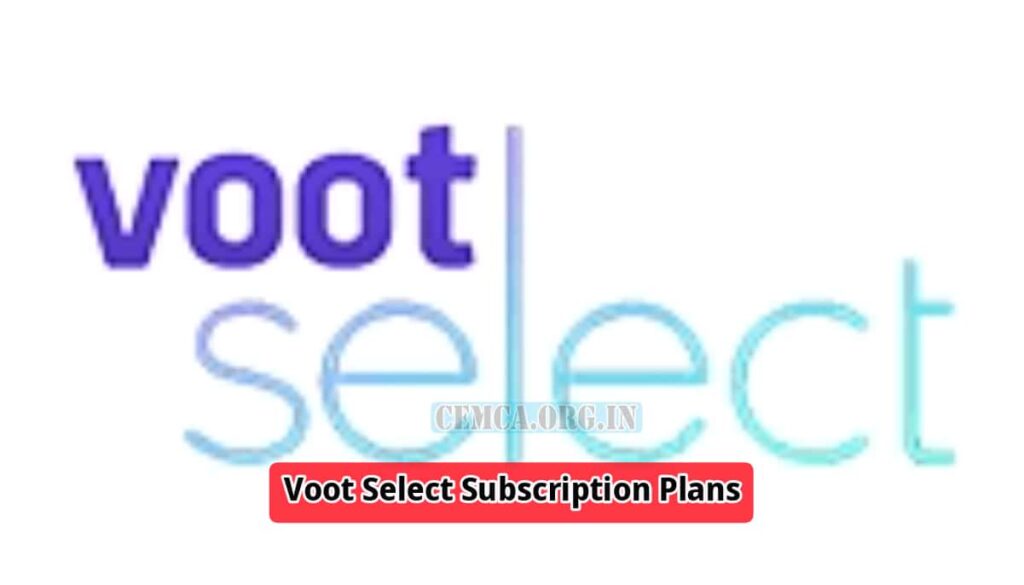 Voot Select Subscription Plans